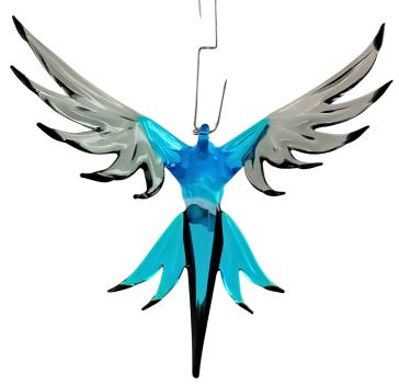 Hängevogel, Wellensittich (hellblau-grau)